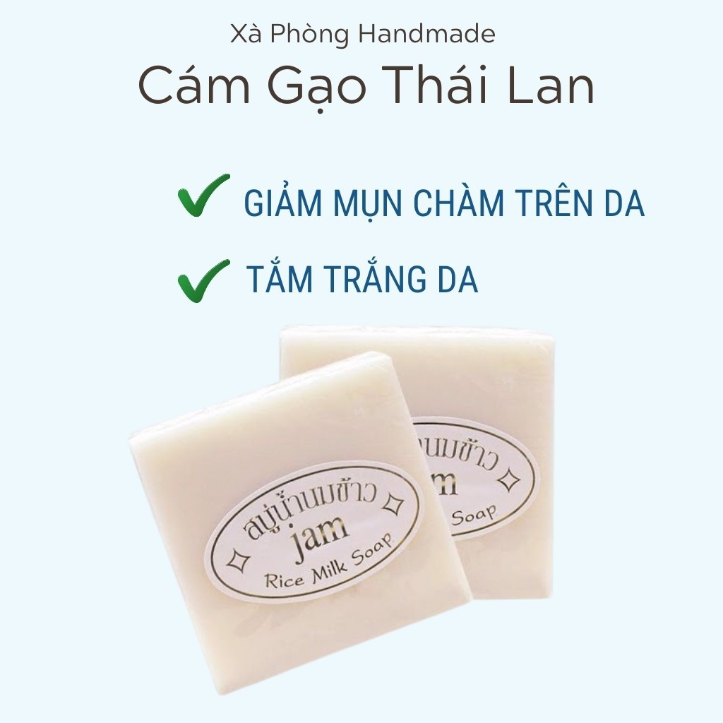 Xà phòng cám gạo Thái Lan Jam Rice Milk Soap Senabeauty xà bông tắm Thái - byShii | BigBuy360 - bigbuy360.vn