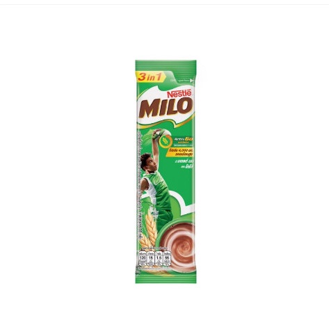 [Giá Dùng Thử] Lẻ 1 gói Milo 3 in 1 hòa tan Thái Lan siêu ngon mẫu mới