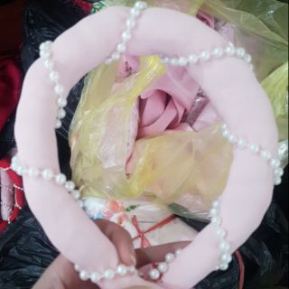 Combo áo dài lụa dệt cổ ngọc My