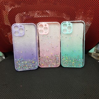Ốp lưng iphone 12 mini ,ip 12 ,ip 12 pro, ip 12 pro max dẻo màu lưng kim tuyến