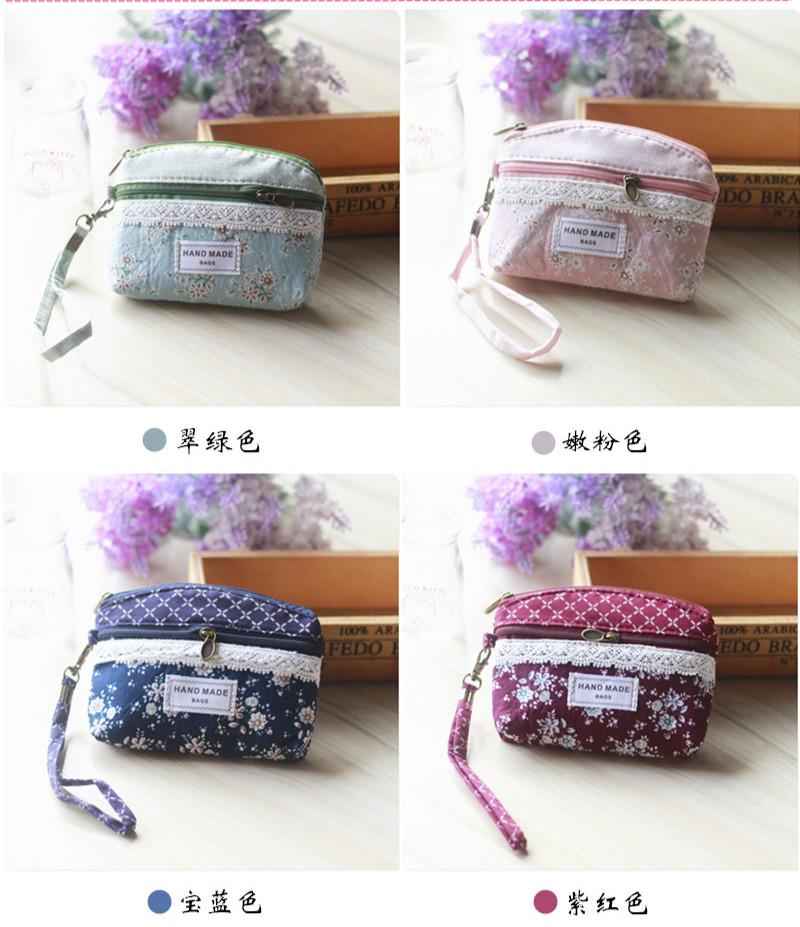 Ví Vải Mini Đựng Tiền Xu Phong Cách Mới 2023