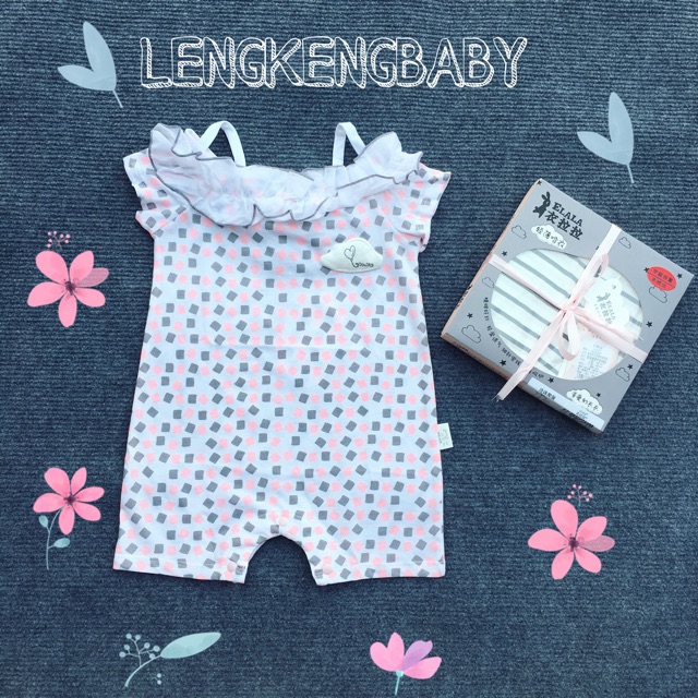 Body bé gái Elala cộc tay