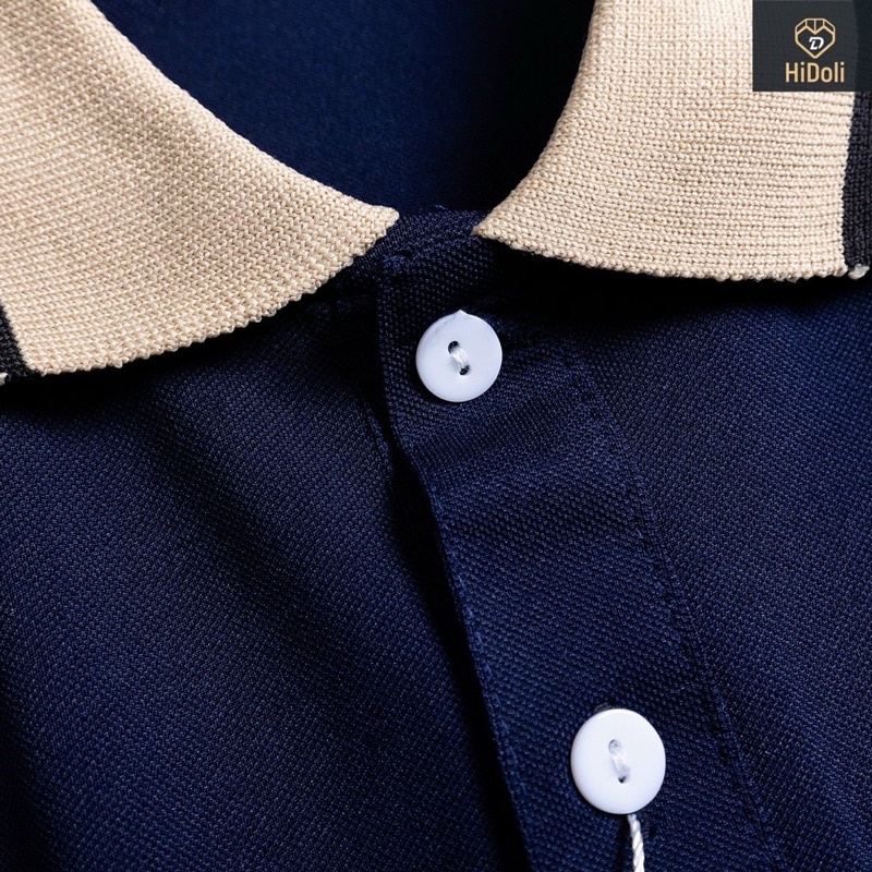 Áo thun nam polo cổ bẻ PL01, kiểu áo phông polo man chất liệu vải cá sấu cotton mềm mịn, logo thêu - Hàng Chính Hãng