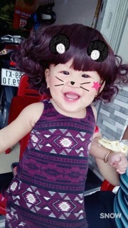 Bộ tóc giả nguyên đầu cho bé