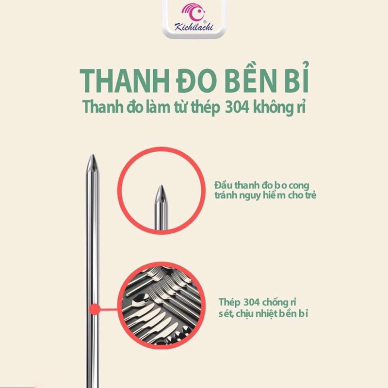 Đo nhiệt độ sữa/ nước cho bé