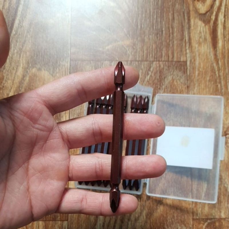 Mũi tô vít 2 đầu 4 cạnh dài 100mm