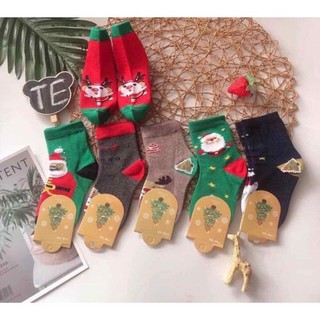Combo 10 Đôi Tất Noel Cổ ngắn