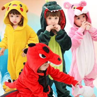 Bộ đồ ngủ liền thân hình khủng long đáng yêu cho bé