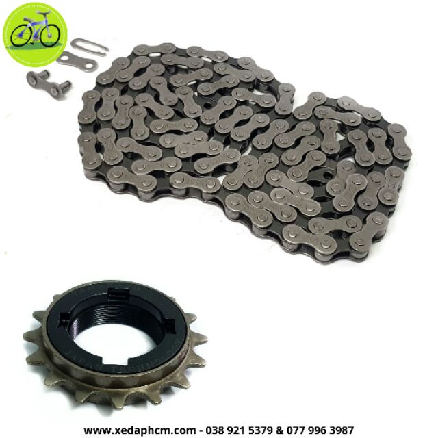 Combo xích sên xe đạp và líp xe đạp Martin, Asama, Mini