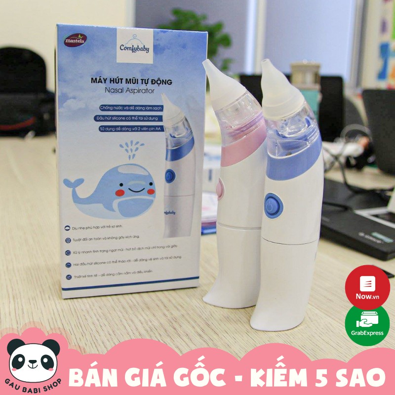 FREE SHIP !!! Máy hút mũi tự động Comfy Baby đầu hút Silicone mềm mại