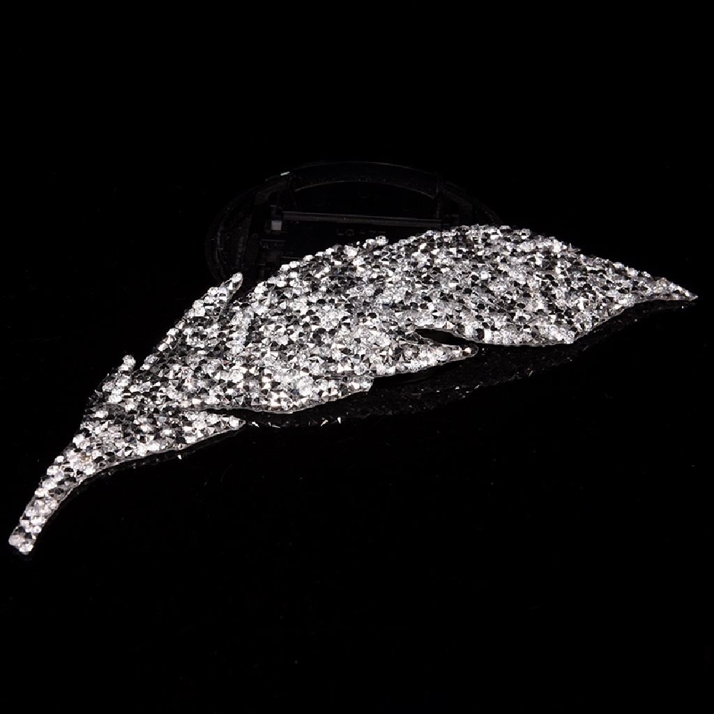 Miếng dán quần áo hình lông vũ đính đá pha lê