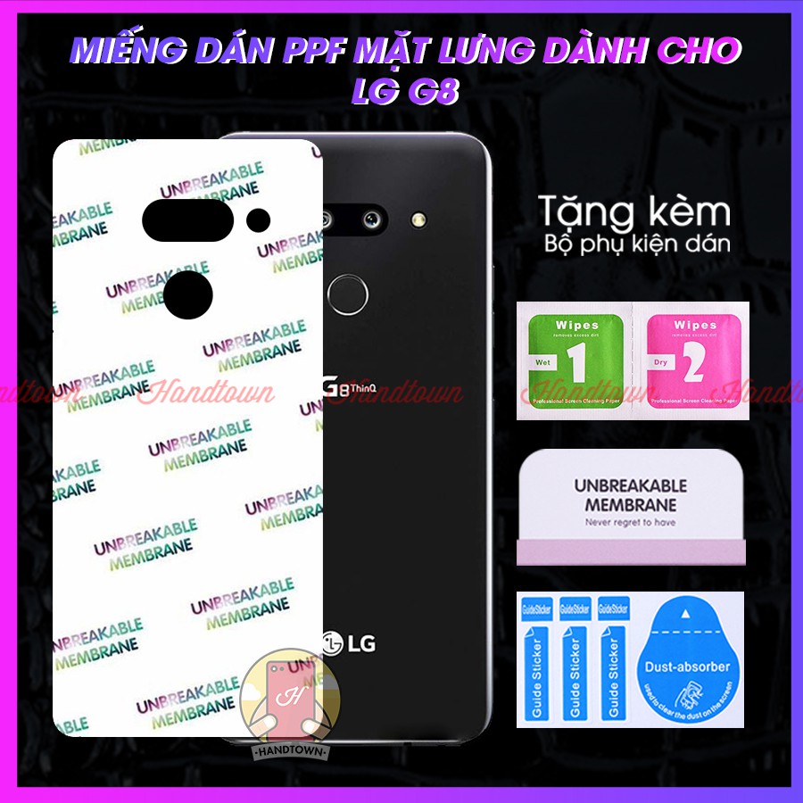 Dán PPF Mặt Lưng LG G6 / LG G7 ThinQ / LG G8 ThinQ Kính Cường Lực Dẻo Vân Cá Sấu / Hiệu Ứng Cầu Vồng / Trong Suốt