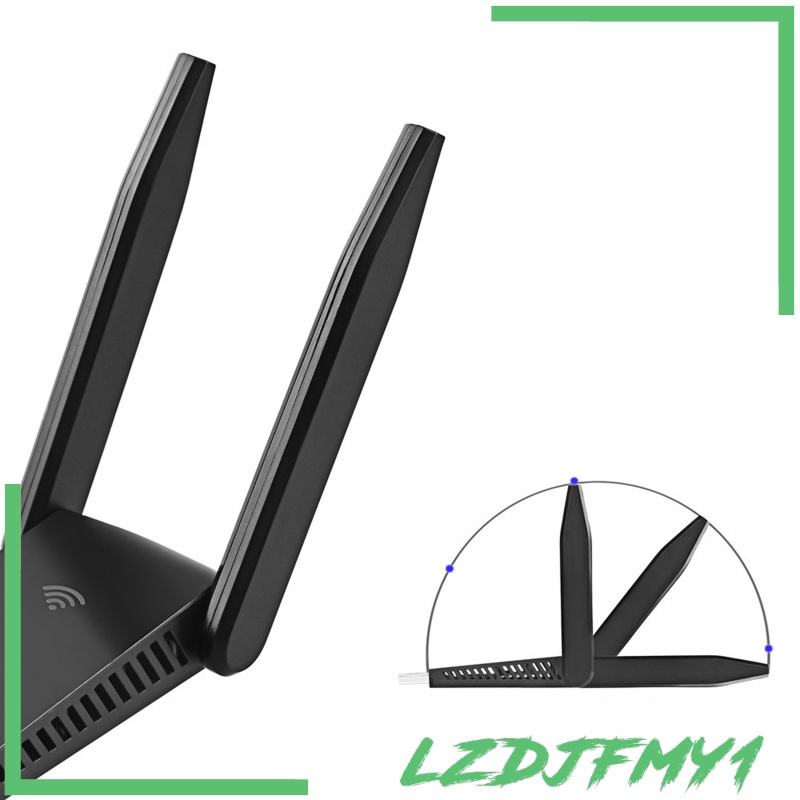 [giá giới hạn] WiFi Adapter USB Wireless Network Card Dual Band 5GHz& For Laptop PC | BigBuy360 - bigbuy360.vn