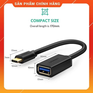 Cáp OTG USB Type C sang USB 3.0 Ugreen 30701 dailyphukien