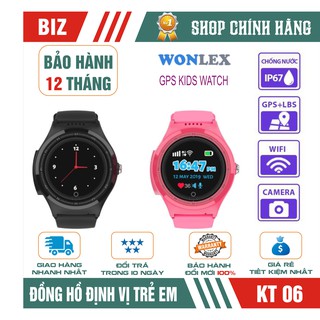 Đồng hồ định vị trẻ em wonlex kt06 - chông nước ip67 - hàng chính hãng