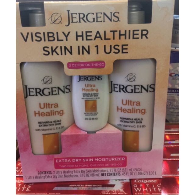 [Chính hãng] Bộ dưỡng thể Jergens Ultra Healing Made in USA