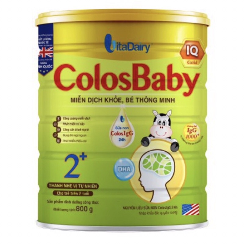 SỮA COLOSBABY IQ GOLD 0+ , 1+ , 2+ Date 2025