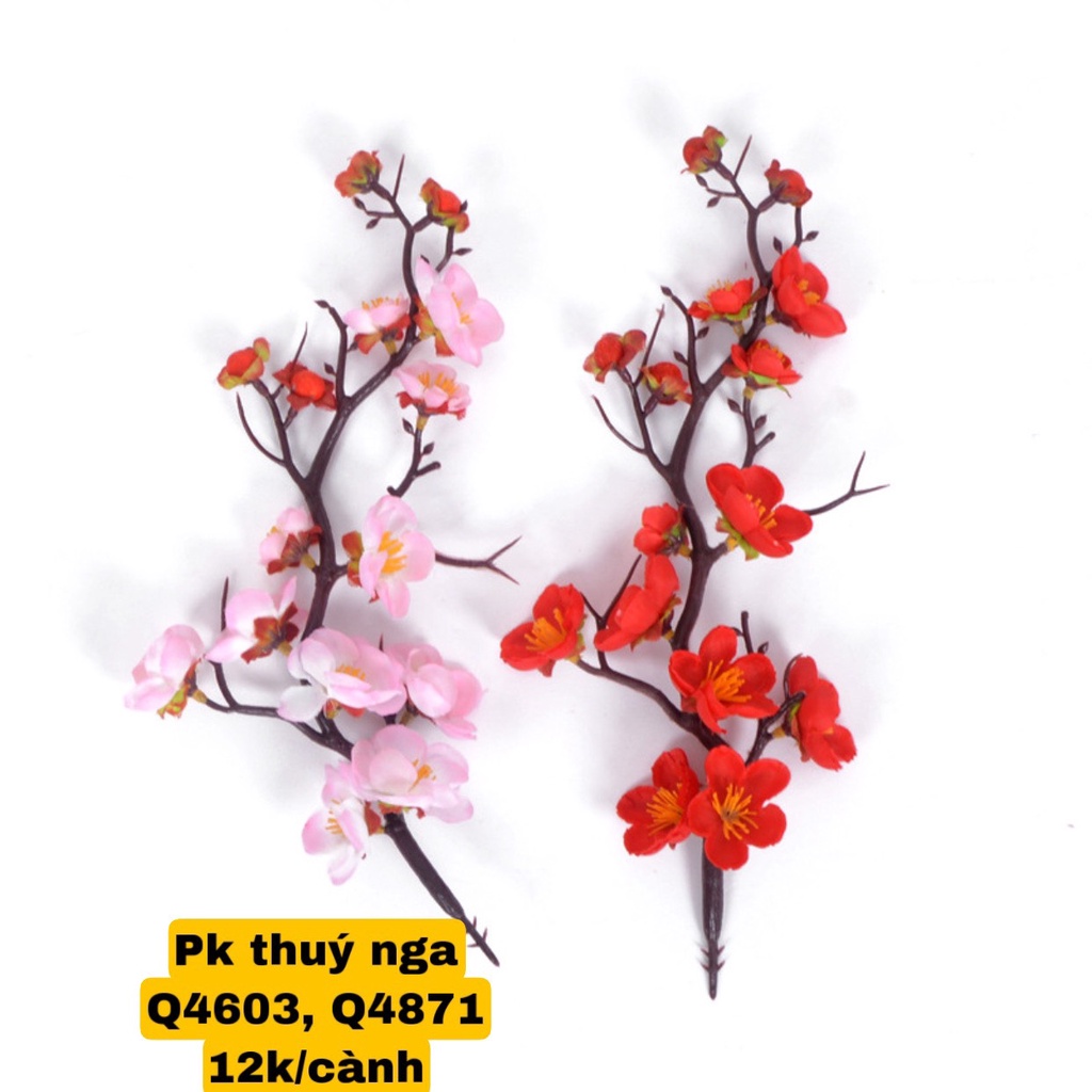 Cành đào  trang trí