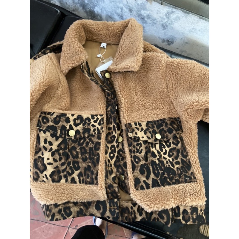 Áo khoác lông hổ báo -kèm ảnh thật ( oder 3-5h quảng châu ) | BigBuy360 - bigbuy360.vn