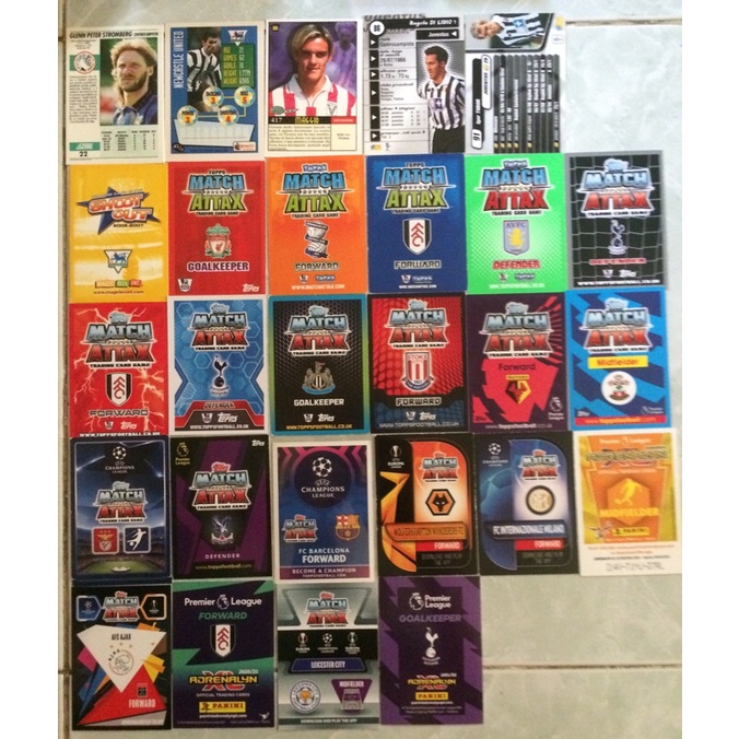 Combo 50 thẻ match attax nước ngoài ngẫu nhiên