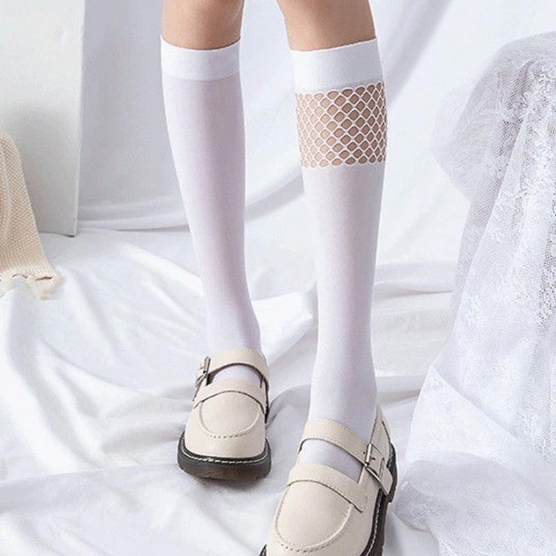 Đôi Vớ Lưới Dài Qua Gối Co Giãn Thời Trang Gợi Cảm Cho Nữ