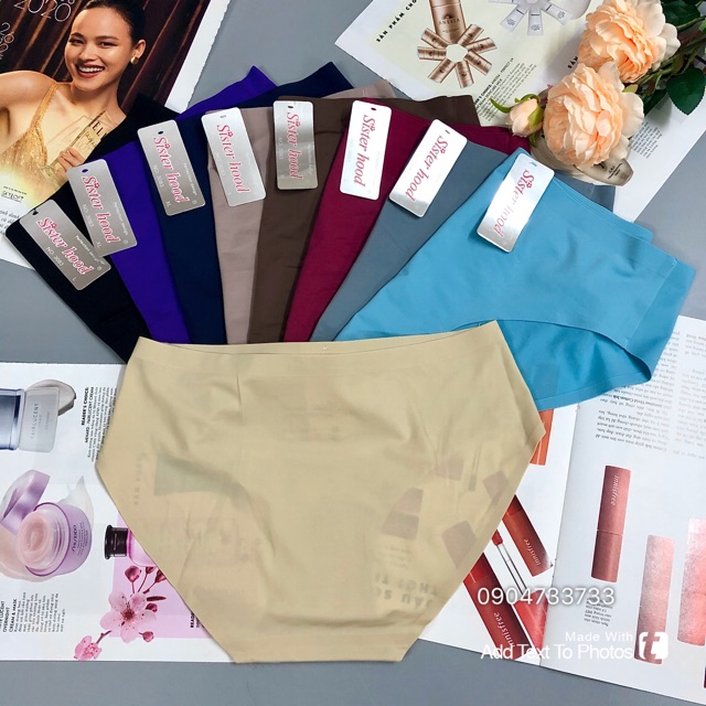 [Hàng Thái Lan] Quần lót nữ, quần chip, sịp nữ sister hood 3083 vải đúc su cạp vừa cao cấp | BigBuy360 - bigbuy360.vn