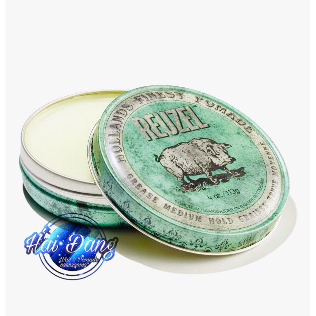 [CHÍNH HÃNG] [NHẬP KHẨU] Sáp Pomade Reuzel Green 113g | Hàng chính hãng nhập khẩu từ Hà Lan