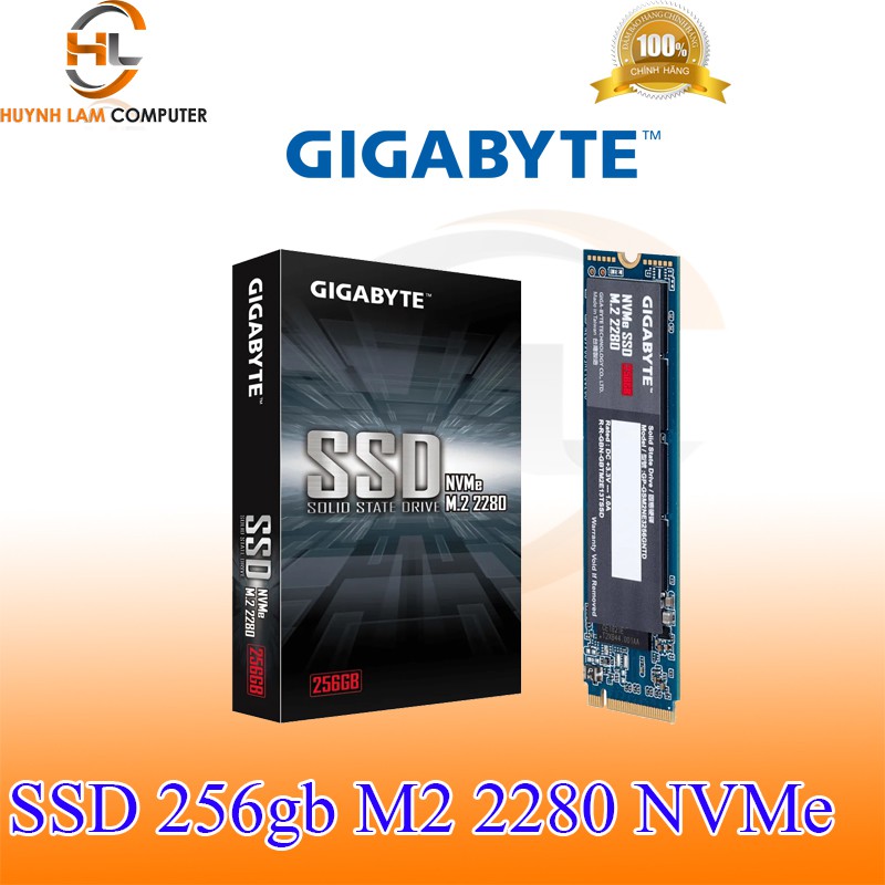 SSD 256gb Gigabyte M2 2280 NVMe PCIe 1700/1550MB/s - Viễn Sơn phân phối