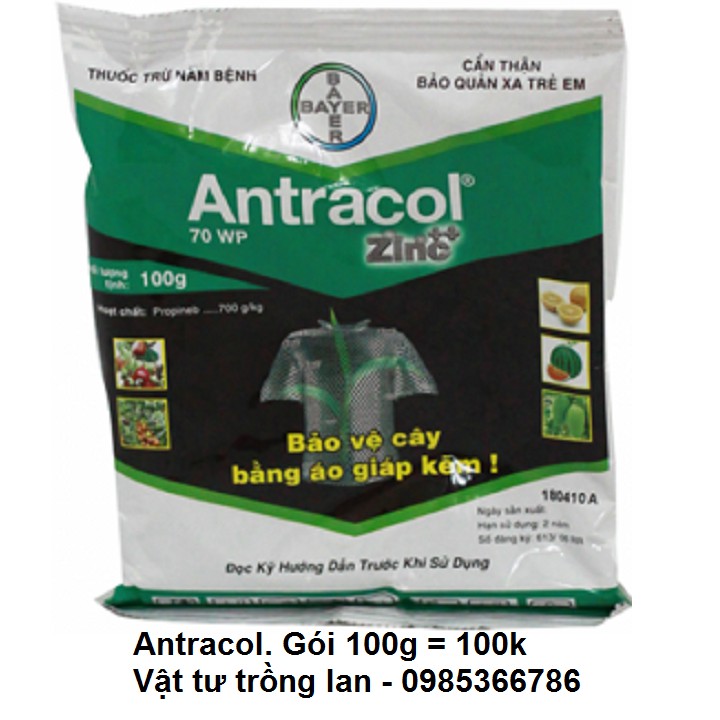 Antracol trị thối nhũn hoa lan và cây trồng thuốc đặc trị nấm