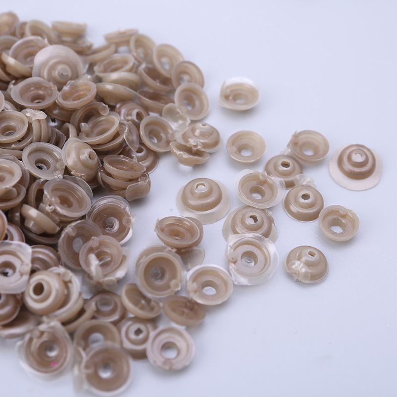 Set 150 Vòng Đệm Mắt Mũi Màu Đen An Toàn Cho Nữ