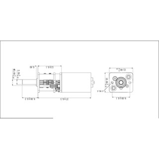 Động cơ giảm tốc GA12-N20 (50rpm 300rpm 1000rpm)