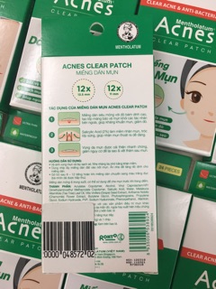 Miếng dán mụn Acnes 24 miếng