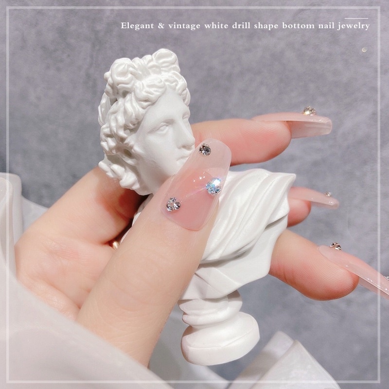 Khay đá nail chân nhọn 6 ô