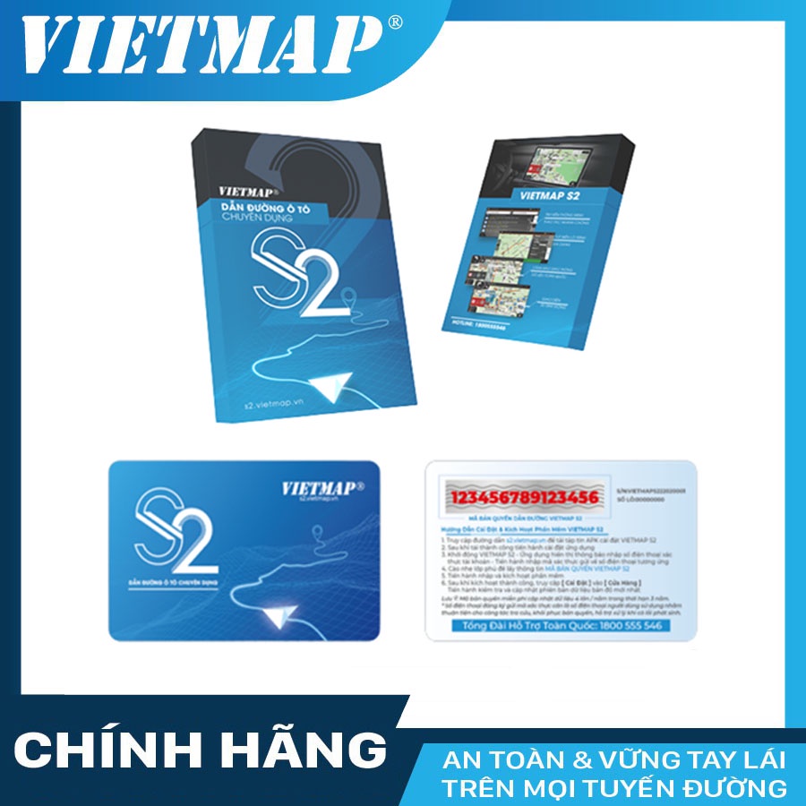 VIETMAP S2 dẫn đường cho ô tô - chính hãng hộp nguyên seal