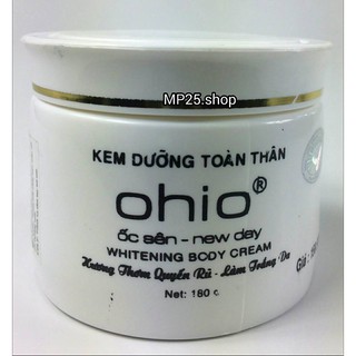 Kem dưỡng trắng da toàn thân OHIO Ốc Sên New Day - 180g