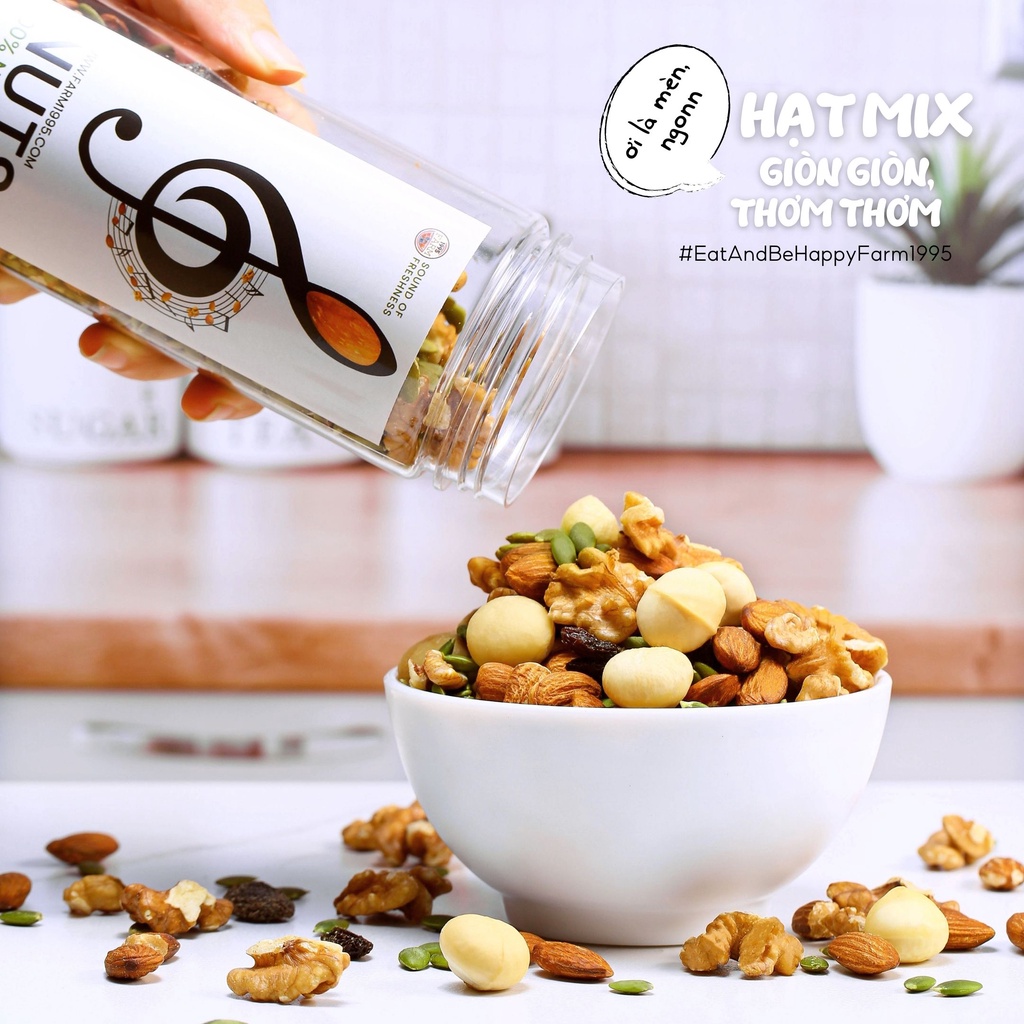 Hạt dinh dưỡng mix Farm 1995, Hạt mix 250g/500g