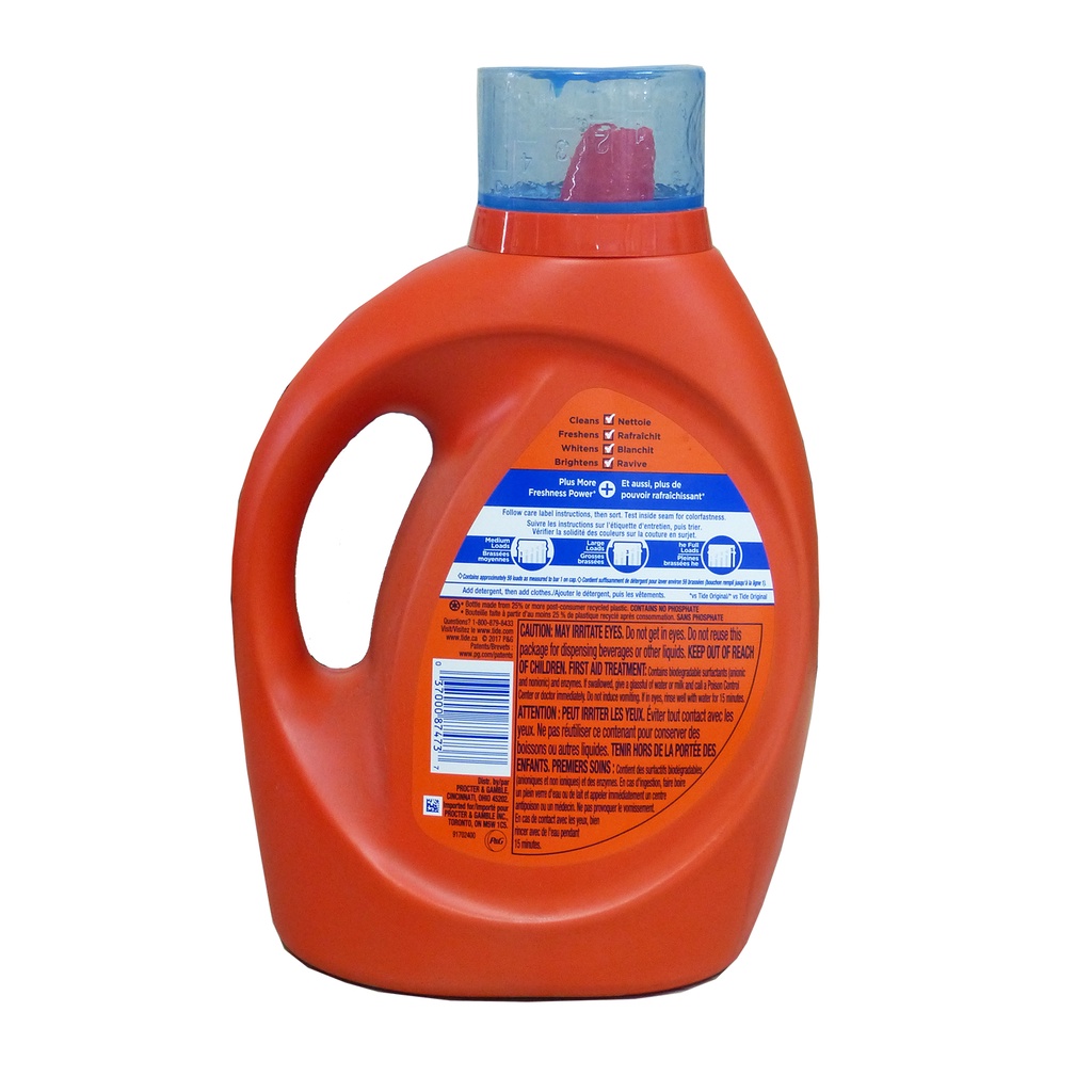 Nước giặt Tide hương Downy H.E April Fresh 2,72L