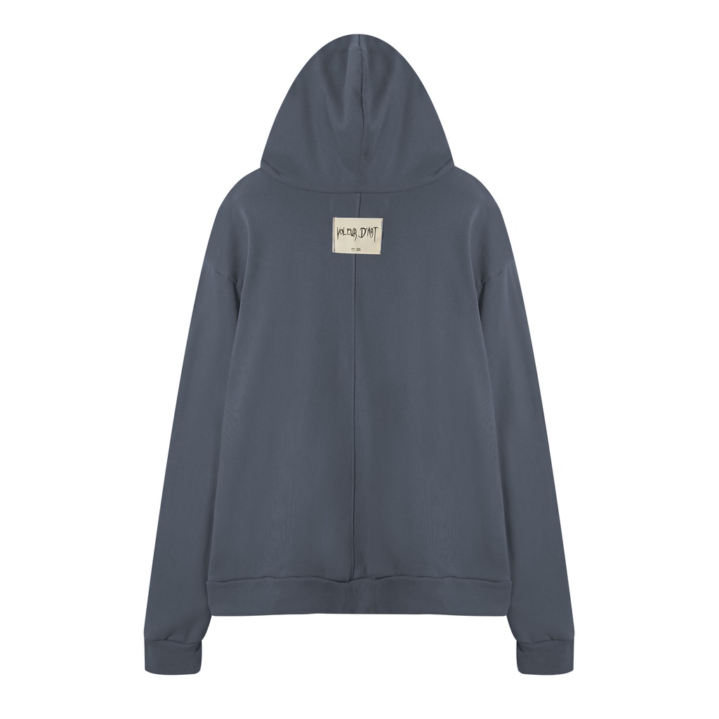 Áo KHOÁC HOODIE Ridiculous - SCRAPPED HOODIE, Vải nỉ cotton 2 chiều 100%