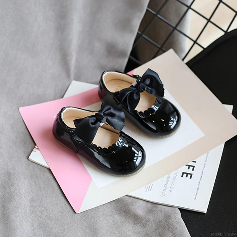 Giày Búp Bê Da Đế Cao Su Chống Trượt Thời Trang Cho Bé Gái