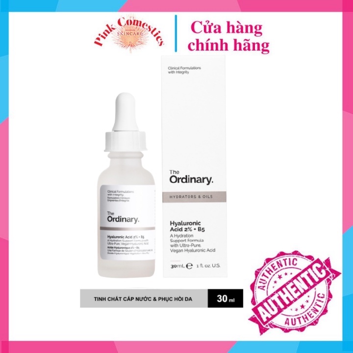 Serum The Ordinary Hyaluronic Acid 2% + B5 Tinh Chất The Ordinary Cấp Ẩm