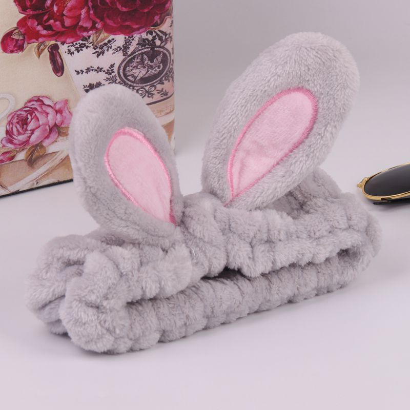 (Hàng Mới Về) Băng Đô Rửa Mặt Chống Trượt Thiết Kế Trái Tim Dễ Thương Cho Nữ
