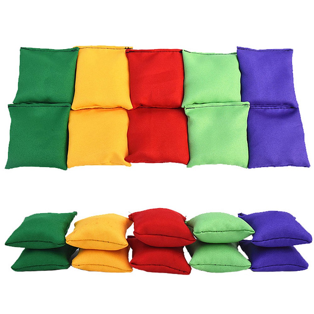 10 Pcs Toy Sandbags Bean Bags Kids Toss Game Carnival Toy Children Throwing Sandbag Ball