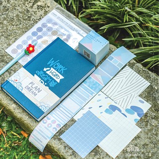 Planner Gift Set Combo: Sổ Explore - WashiTape - Sticker - Pen - Note