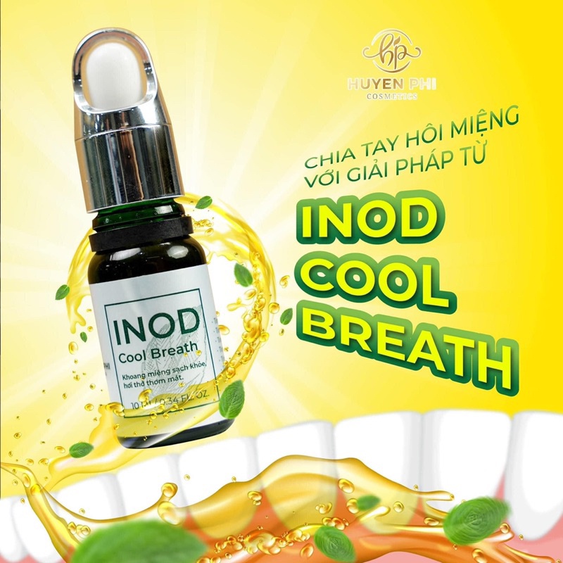 INOD Serum Hôi miệng Huyền Phi Cool Breath - Tinh dầu hôi miệng inod huyền phi 10ml