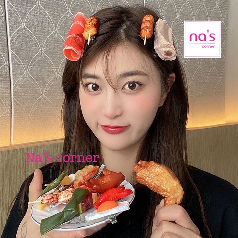 Kẹp tóc hình đồ ăn thức ăn ngộ nghĩnh