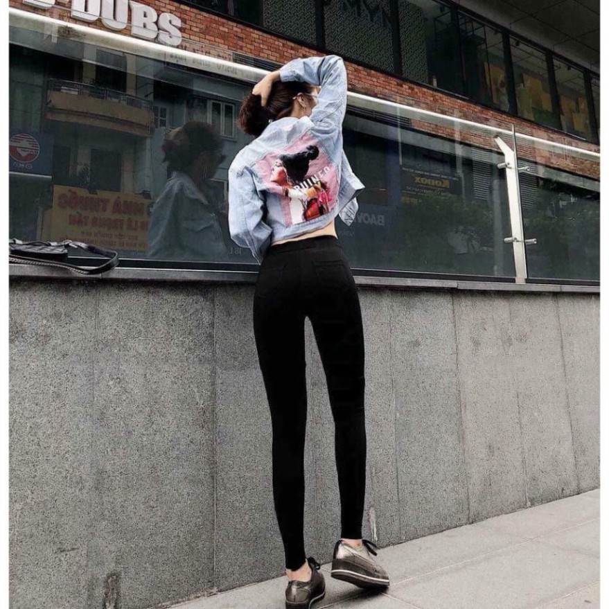 [HOT] ️🎷️🎧 Quần legging nữ Choobe co giãn 4 hàng cao cấp chiều vải dày dặn quần thun ôm cạp cao  - Q15 ️🎷️🎧Đuong may