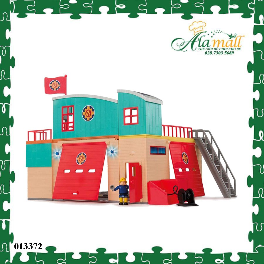 Mô hình trạm đồ chơi cứu hỏa cho bé