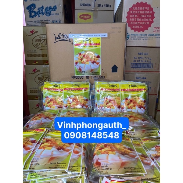 Bột rau câu hạnh nhân LoBo 130g