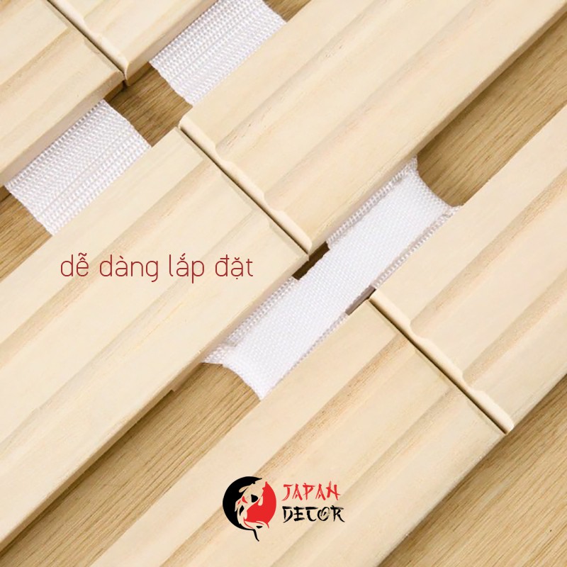 Giường Pallet Cuộn Đa Năng Gỗ Thông Cao Cấp Hàng VNXK (MS5631527) - Size: 1m*2m, 1m4*2m, 1m6*2m