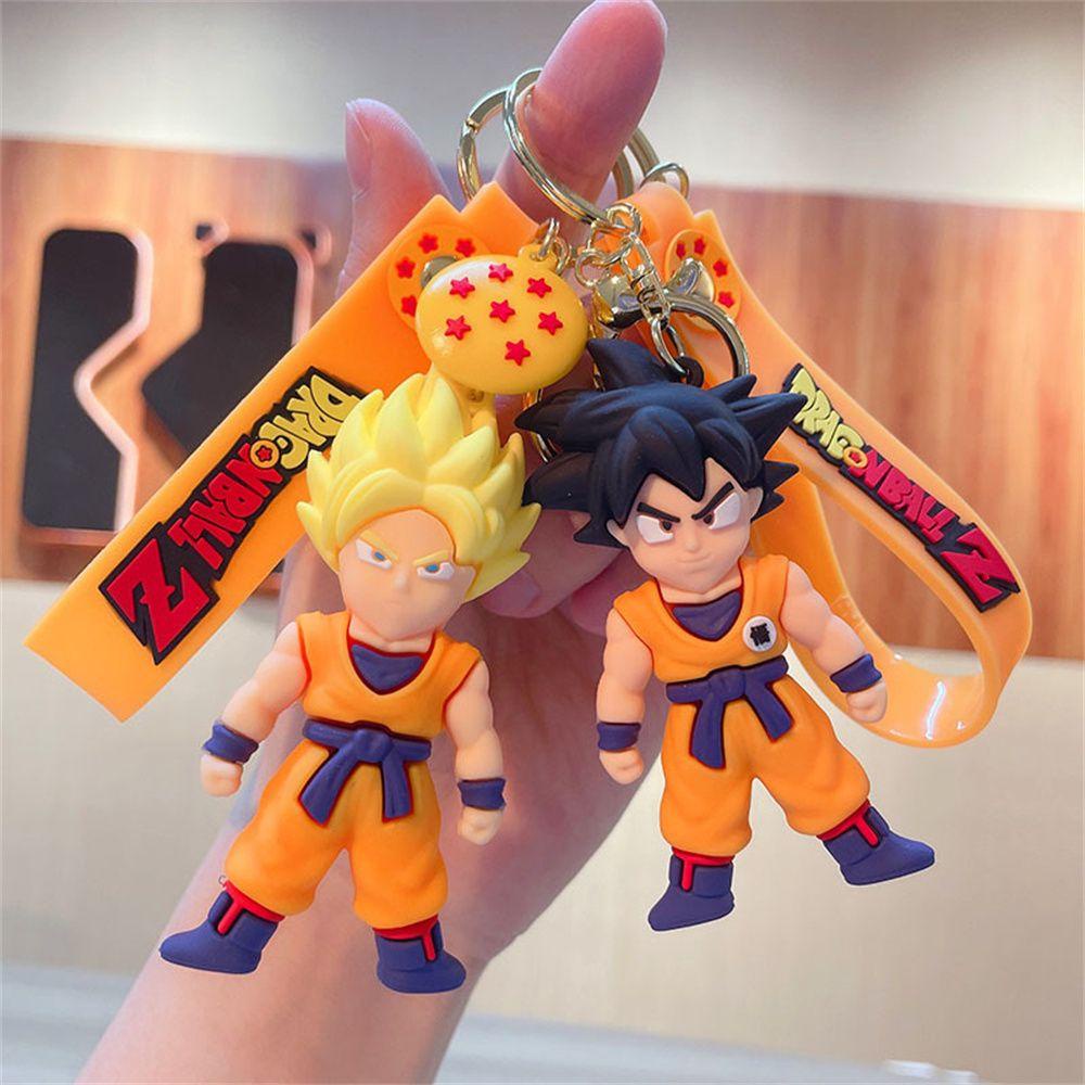 LANFY Móc Khóa Silicon Hình Son Goku Phim Bảy Viên Ngọc Rồng Z